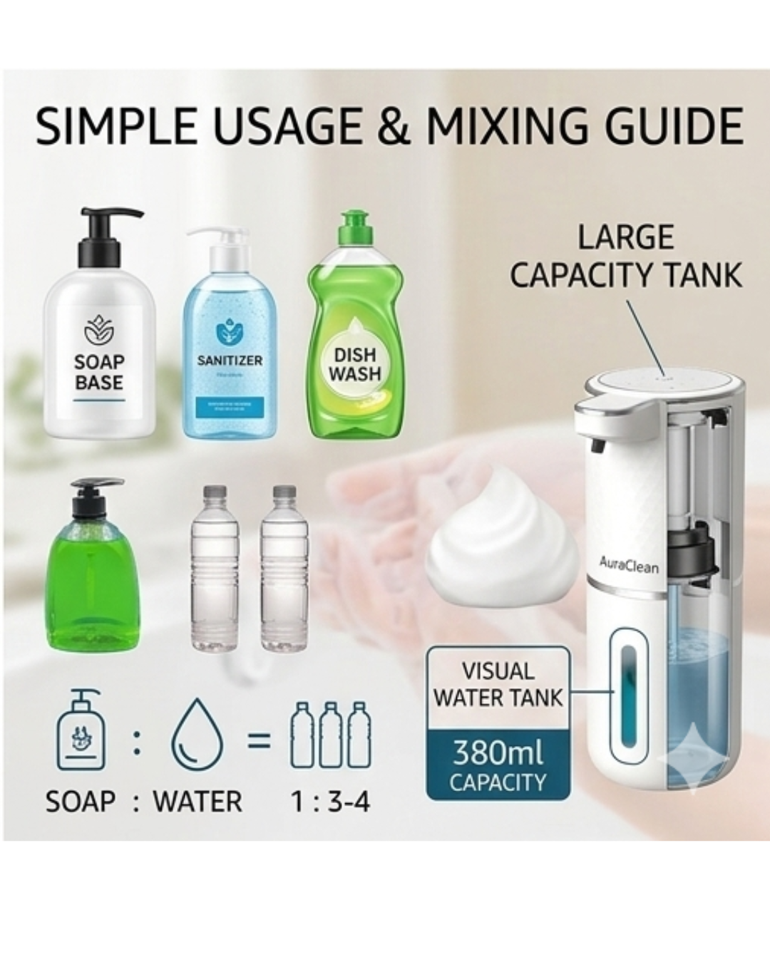 Advanced Touchless Rechargeable Soap System